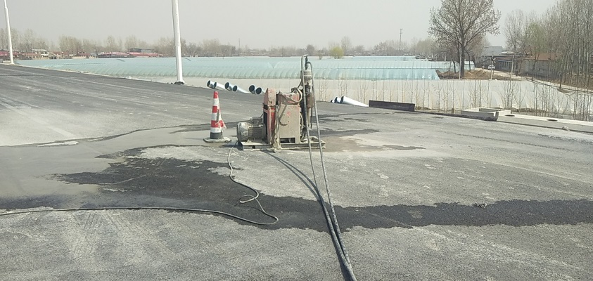 义县道路回填土下沉注浆